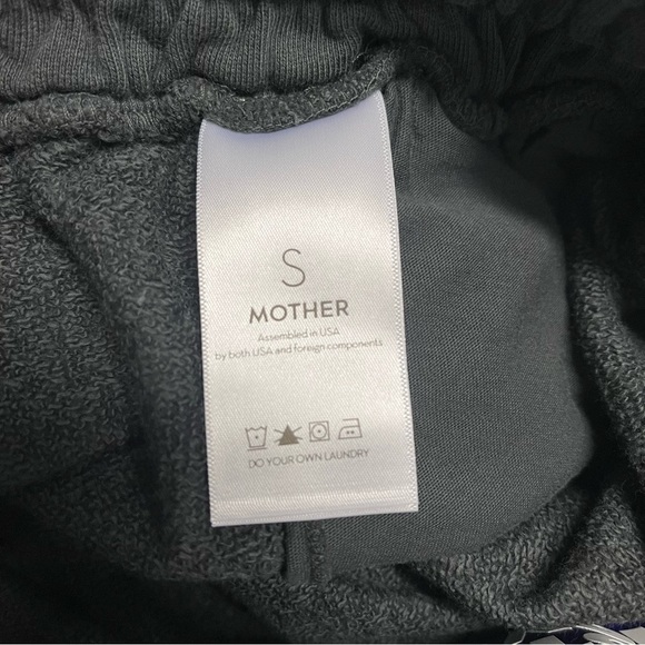 MOTHER The Knock Out Ankle Jogger Sweatpants in Faded Black - Picture 9 of 13